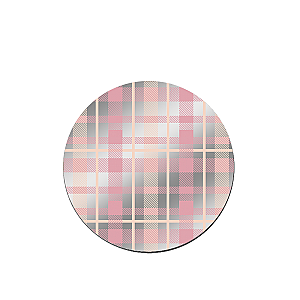 Tartans Series - Creamy Pink Plaid Magsafe Grip Stand