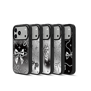 Metal bow-Black Silver