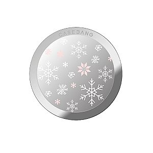 25 Christmas Limited-Pink Snowflake Magsafe Grip Stand