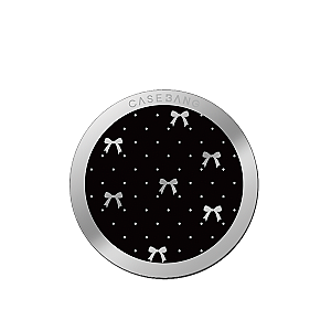 Pink Bow 2.0-Dark Night Black Bow Magsafe Grip Stand