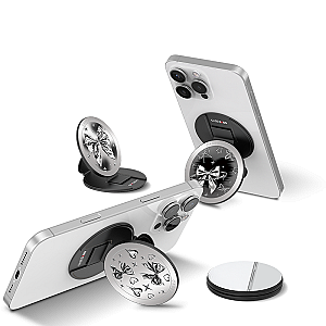 Metal bow-Silver Light Magsafe Grip Stand