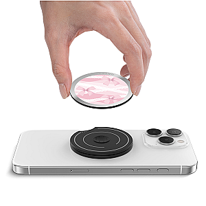 Pink Bow 3.0-Lace Bow Magsafe Grip Stand