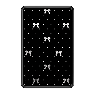 Pink Bow 2.0-Dark Night Black Bow Magnetic Powerbank