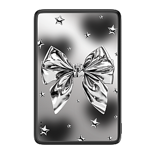 Metal bow-Silver Wings Magnetic Powerbank