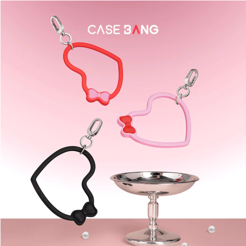 CASEBANG Keychain Pink Bow 3.0 Series - Bow Bracelet Wrist Strap Phonestrap