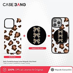 Heart Hunter - Leopard Bow Magsafe Grip Stand