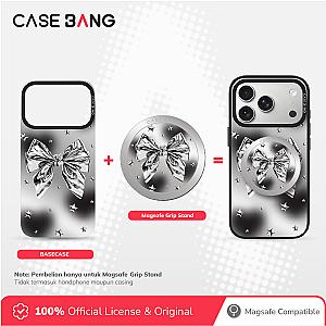 Metal bow-Silver Wings Magsafe Grip Stand