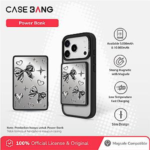 Metal bow-Silver Light Magnetic Powerbank