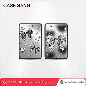 Metal bow-Silver Wings Magnetic Powerbank