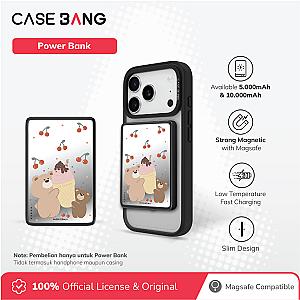 Ice Cream Teddy Bear Magnetic Power Bank