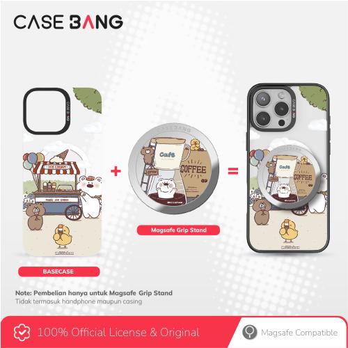 Miiiiichan Bakery Bear Series - Coffe Bear Magsafe Grip Stand