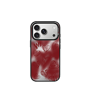 Crimson Heart Series - Full Screen Hearts Magnetic Casing