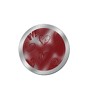 Crimson Heart Series - Full Screen Hearts Magsafe Grip Stand Handphone Holder