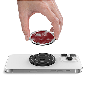 Crimson Heart Series - Full Screen Hearts Magsafe Grip Stand Handphone Holder