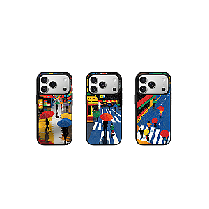 Rainy Street Series - Rainy Night Stroll Magnetic Casing