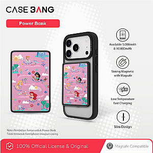 Disney Princess 2,0 Series Powerbank 5000 mAh (Princess Mobilization)