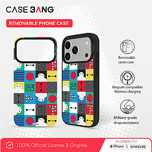 CASEBANG Removable Phonecase Cover Big Hero 6 Series - Super Grid Magnetic Casing
