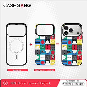 CASEBANG Removable Phonecase Cover Big Hero 6 Series - Super Grid Magnetic Casing