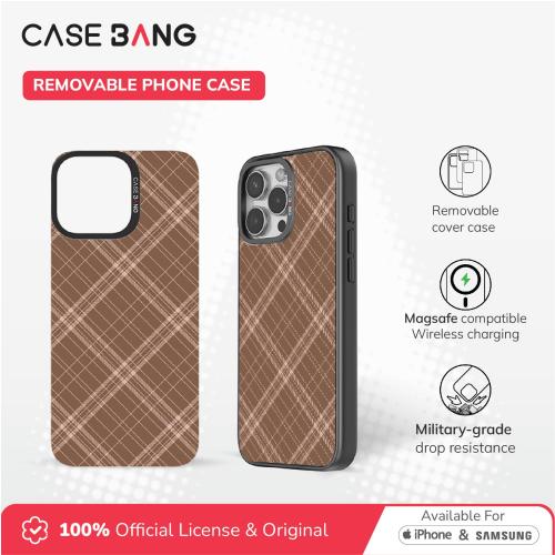 Tartans Series - Gentle Pink Brown Imagisnap