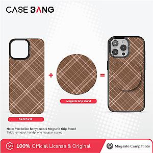 Tartans Series - Gentle Pink Brown Magsafe Grip Stand