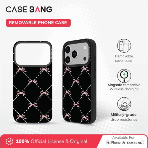 Pink Bow 1.0 Series - Peach Heart Bow