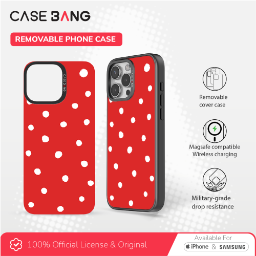 Parallel Series - Red and White Polka Imagisnap