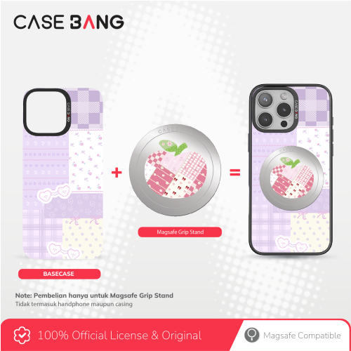 Patchwork Series - Rosy Apple Magsafe Grip Stand