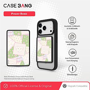 Heart Patchwork Magnetic Power Bank