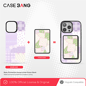 Heart Patchwork Magnetic Power Bank