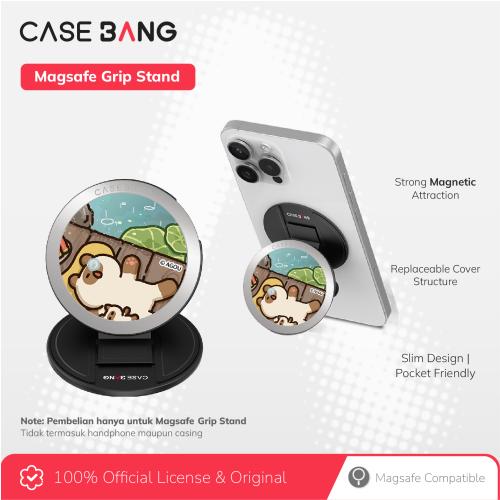 Agou Series - Sleepy Dog Cat MagSafe Grip Stand