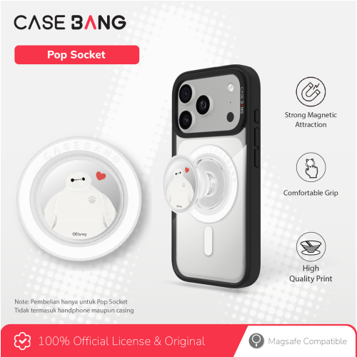 Big Hero 6 Series - Bay Max 1 Pop Socket Stand Handphone Holder