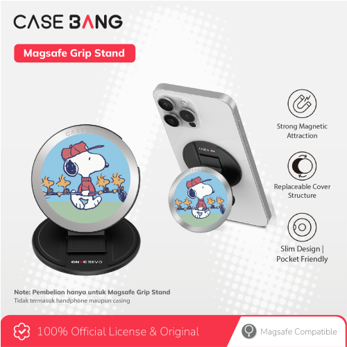 Snoopy Series - Snoopy Walk Magsafe Grip Stand Handphone Holder