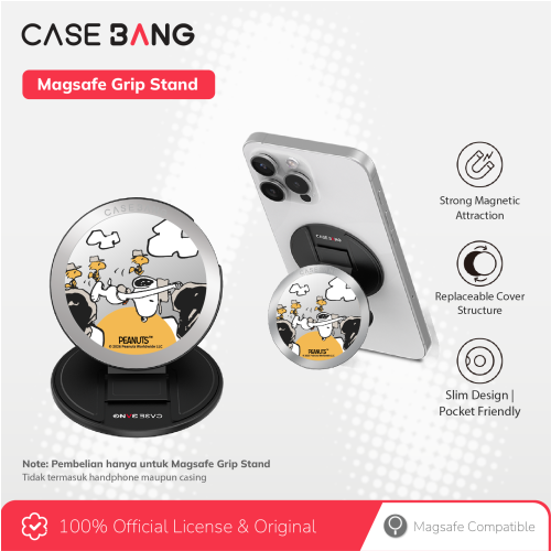 Snoopy Series - Park It Magsafe Grip Stand Handphone Holder