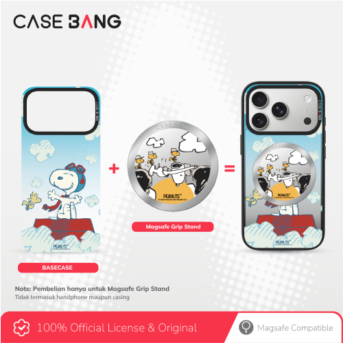 Snoopy Series - Park It Magsafe Grip Stand Handphone Holder
