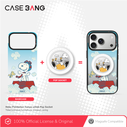 Snoopy Series - Park It Pop Socket Stand Handphone Holder