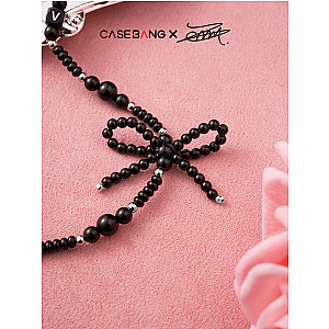 Crossbody Strap-Black Bow