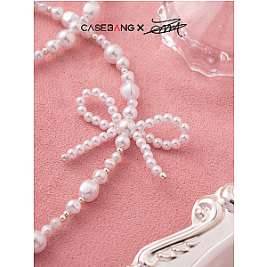 Crossbody Strap-White Bow