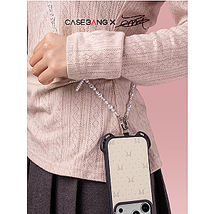 Crossbody Strap-White Bow