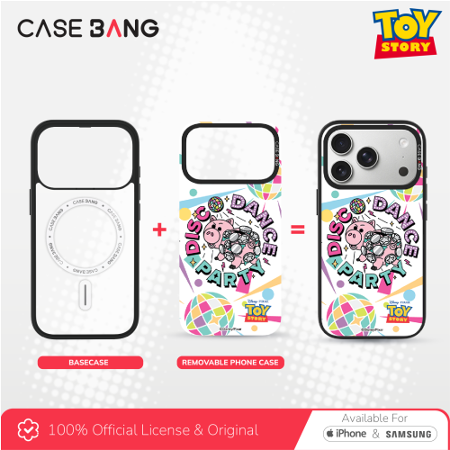 Removable Phonecase Cover Toy Story 2.0 Series - Disco Hamm Magnetic Casing
