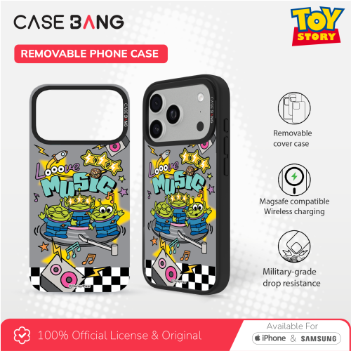 Removable Phonecase Cover Toy Story 2.0 Series - Music Alien Magnetic Casing