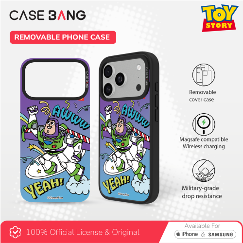 Removable Phonecase Cover Toy Story 2.0 Series - Strong Buzz Lightyear Magnetic Casing
