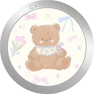 Magsafe Grip Stand Cover-Dreamland-Custard Bear