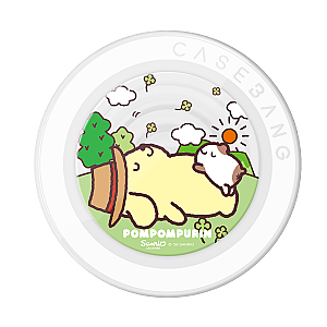 Pop Socket-Pompompurin-Spring Vibes Pompom