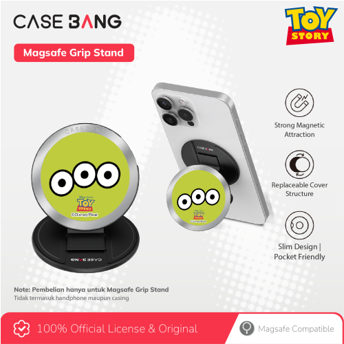 Toy Story 2.0 Series - Music Alien Magsafe Grip Stand Handphone Holder