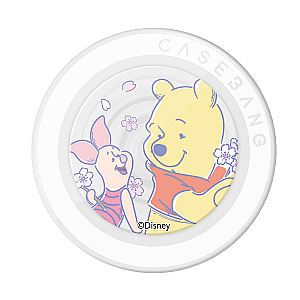  Winnie The Pooh Spring Series - Pooh and Piglet Pop Socket Stand Handphone Holder