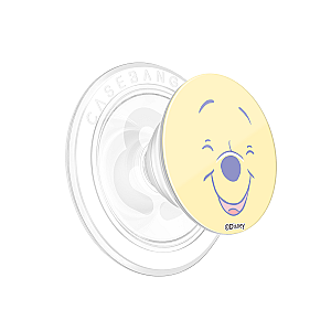  Winnie The Pooh Spring 2.0 Series - Happy Winnie Face Pop Socket Stand Handphone Holder