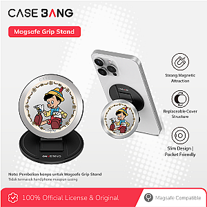 Pinocchio Series - Hi, Friends! Magsafe Grip Stand Handphone Holder