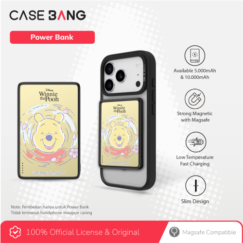  Winnie The Pooh Spring Series Powerbank 5000 mAh (Pooh's Reflection)