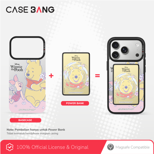  Winnie The Pooh Spring Series Powerbank 5000 mAh (Pooh's Reflection)