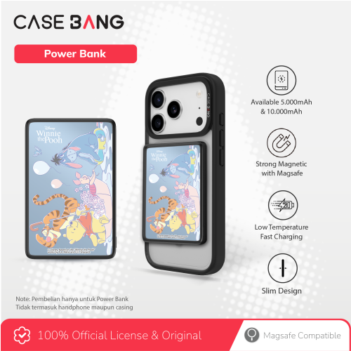  Winnie The Pooh Spring Series Powerbank 5000 mAh (Pooh in Water)